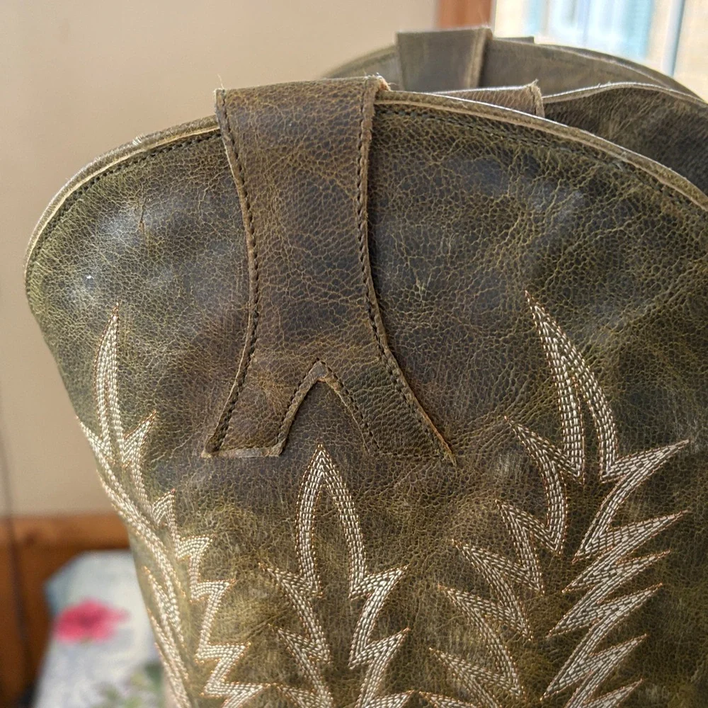 Old Gringo Mayra Military green boots relaxed fit - Picture 4 of 9